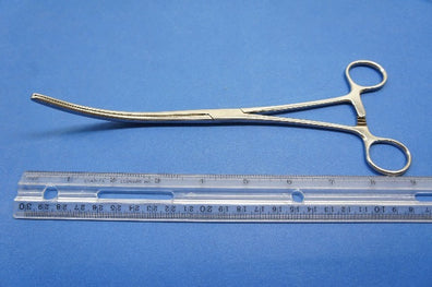 Columbia Curved Forceps Stainless Steel Hook 8